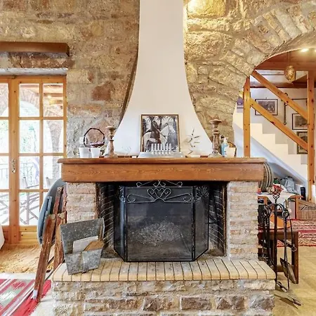Stone Mountainhouse Near Kalavryta, North Peloponnese, Greece