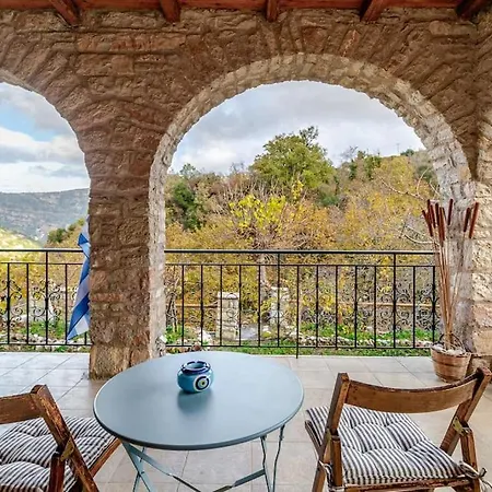 Stone Mountainhouse Near Kalavryta, North Peloponnese, Greece