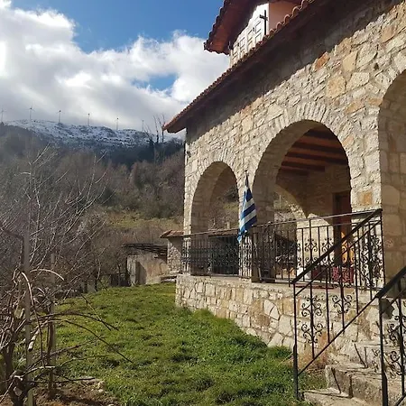 Stone Mountainhouse Near Kalavryta, North Peloponnese, Greece * Dhoumena