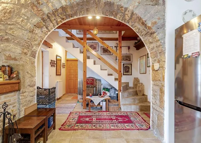 Stone Mountainhouse Near Kalavryta, North Peloponnese, Greece Dhoumena