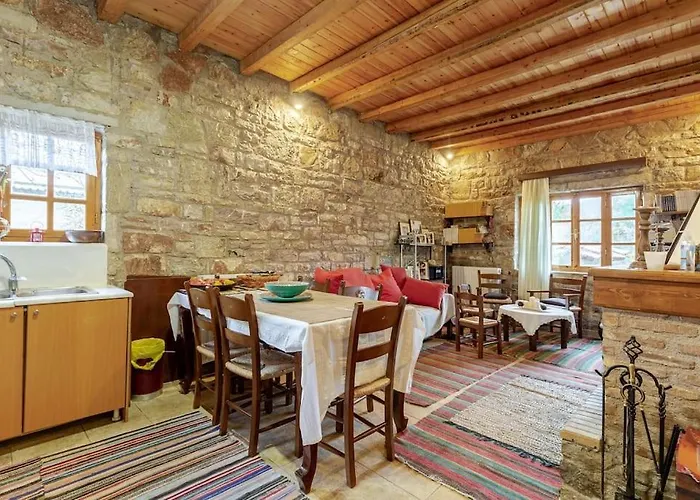 Stone Mountainhouse Near Kalavryta, North Peloponnese, Greece *