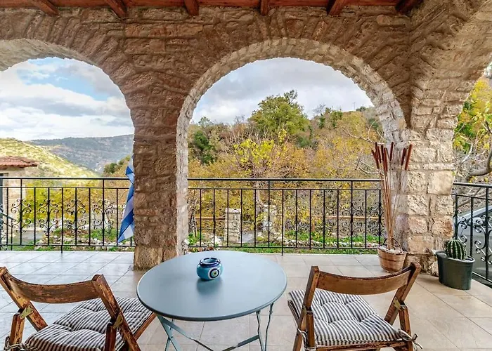 Stone Mountainhouse Near Kalavryta, North Peloponnese, Greece