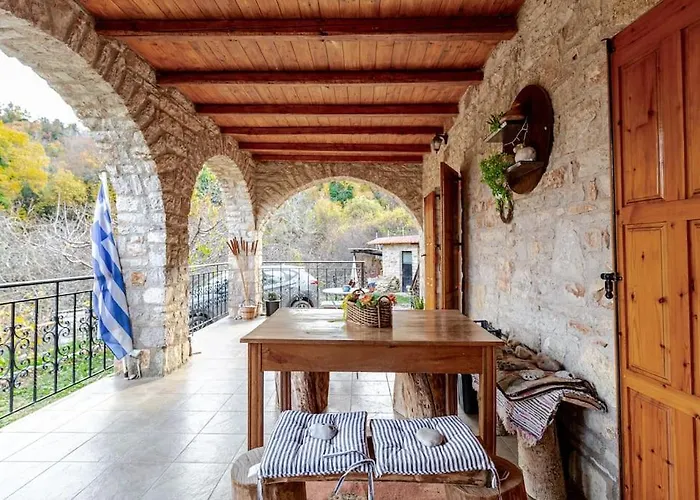 Nyaraló Stone Mountainhouse Near Kalavryta, North Peloponnese, Greece *