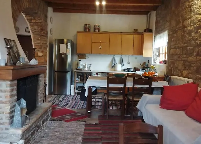 Stone Mountainhouse Near Kalavryta, North Peloponnese, Greece Dhoumena