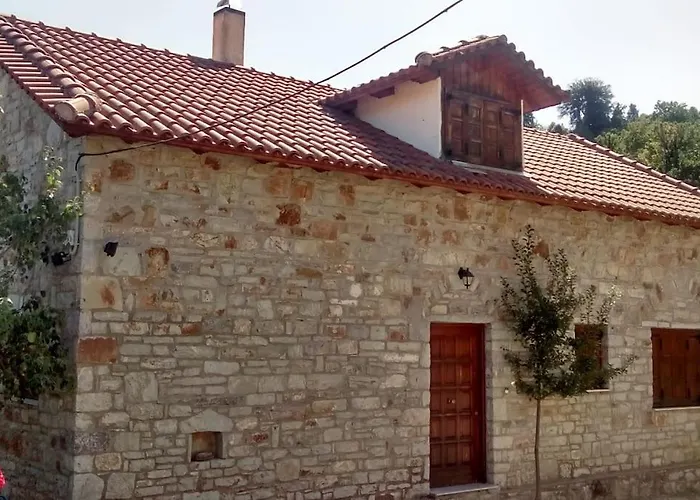 Stone Mountainhouse Near Kalavryta, North Peloponnese, Greece